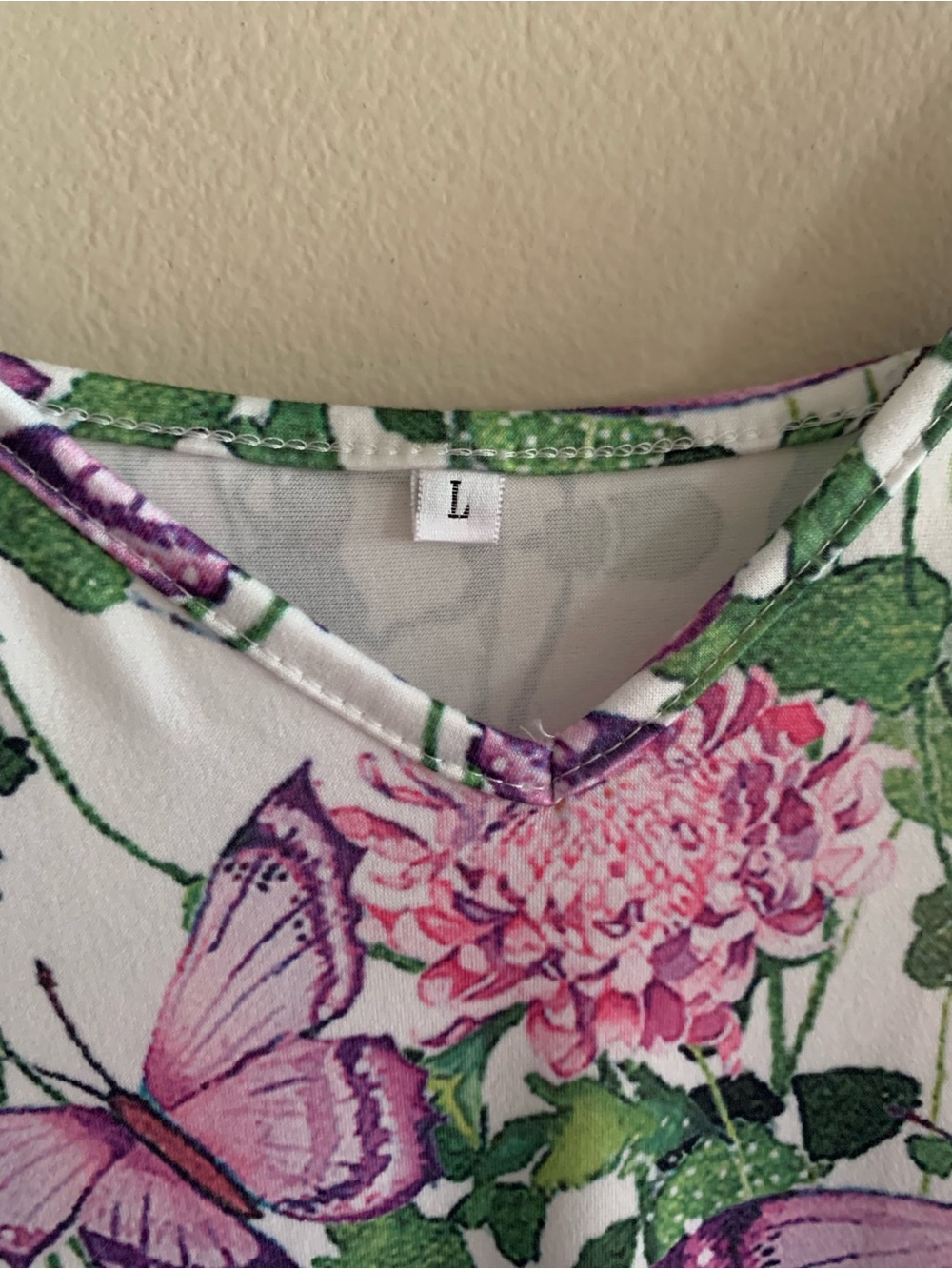 🦋Butterfly Maxi Dress Sundress — White Unbranded NWOT Never Worn - Picture 6 of 9